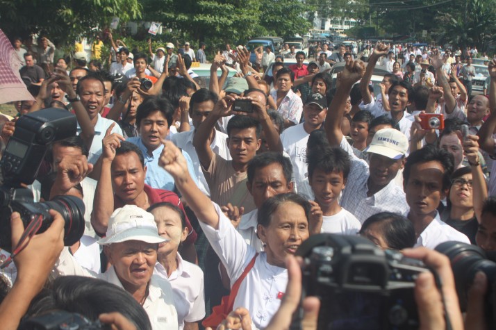 Aung San Suu Kyi released on 13th November 2010