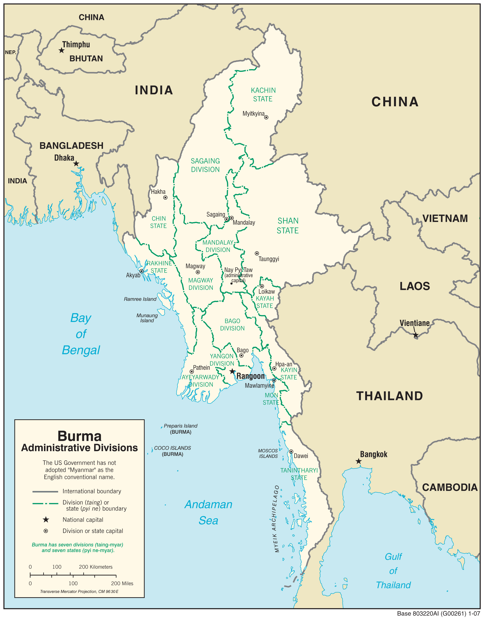 Burma Map 